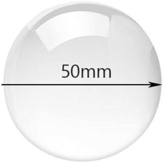 Fotografie Glas Crystal Ball 40/50Mm Sphere Fotografie Foto Props Schieten Bal Ronde Lens Clear Decor Kunstmatige p0S3