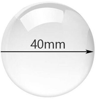 Fotografie Glas Crystal Ball 40/50Mm Sphere Fotografie Lens Schieten Decor Kunstmatige Clear Ronde Bal Foto Props k9N4 40mm