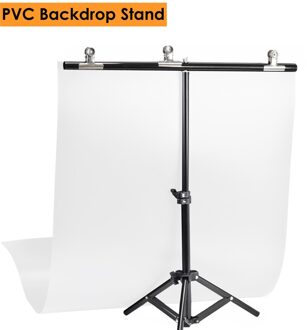 Fotografie PVC Achtergrond Achtergrond Ondersteuning Stand Systeem Metalen Achtergronden voor Fotostudio 68 cm Achtergrond & 3 stks Klem