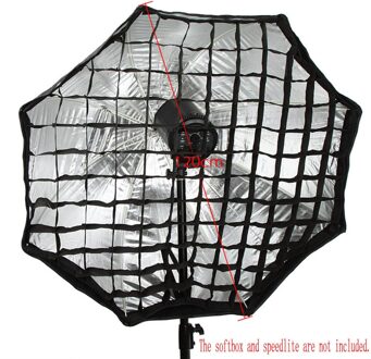 Fotografische Honingraat voor 120 cm/47 "Octagon Paraplu Softbox Studio/Strobe Umbrella Softbox