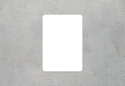 Fotokaart staand met ronde hoeken