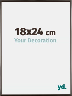 Fotolijst 18x24 cm - Antraciet - Kunststof - Evry