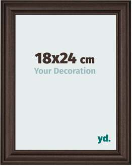 Fotolijst 18x24 cm - Eiken Donker - MDF - Lazio