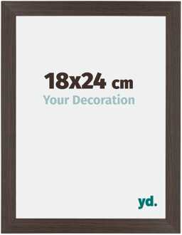 Fotolijst 18x24 cm - Eiken Donker - MDF - Mura