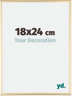 Fotolijst 18x24 cm - Goud - Aluminium - Kent