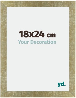 Fotolijst 18x24 cm - Goud Antiek - MDF - Mura