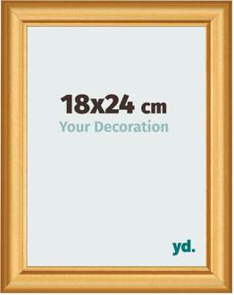 Fotolijst 18x24 cm - Goud Mat - MDF - Lazio