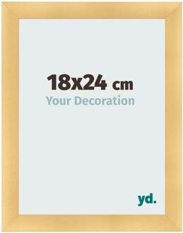 Fotolijst 18x24 cm - Goud Mat - MDF - Pisa