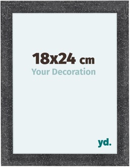 Fotolijst 18x24 cm - Grijs Geveegd - MDF - Como