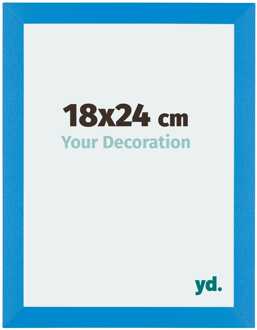 Fotolijst 18x24 cm - Helder Blauw - MDF - Mura