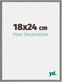Fotolijst 18x24 cm - Mercury Structuur - Aluminium - New York