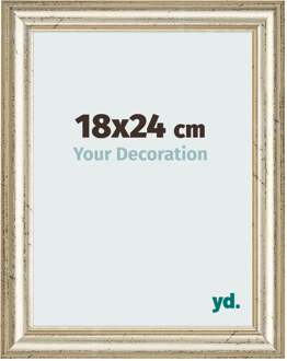 Fotolijst 18x24 cm - Metaalglans - MDF - Lazio