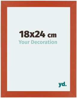 Fotolijst 18x24 cm - Oranje - MDF - Mura
