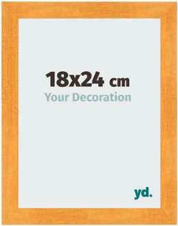 Fotolijst 18x24 cm - Oranje - MDF - Pisa
