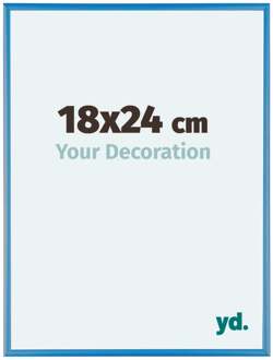 Fotolijst 18x24 cm - Staal Blauw - Aluminium - Kent