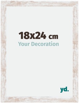 Fotolijst 18x24 cm - White Wash - MDF - Catania
