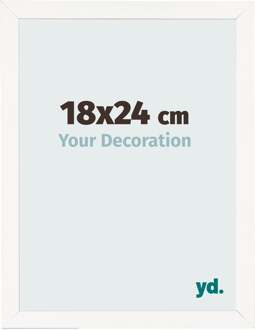 Fotolijst 18x24 cm - Wit Hoogglans - MDF - Bologna