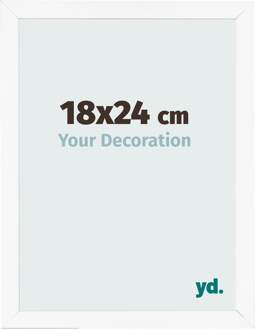Fotolijst 18x24 cm - Wit Mat - MDF - Bologna