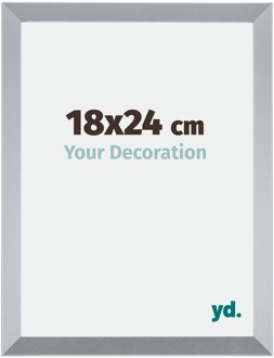 Fotolijst 18x24 cm - Zilver Glans - MDF - Catania