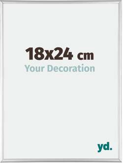 Fotolijst 18x24 cm - Zilver Glanzend - Aluminium - Austin