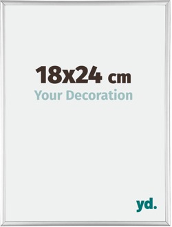 Fotolijst 18x24 cm - Zilver Hoogglans - Aluminium - Kent