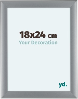 Fotolijst 18x24 cm - Zilver Mat - MDF - Como