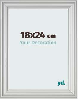 Fotolijst 18x24 cm - Zilver Mat - MDF - Lazio