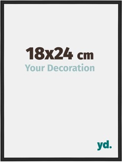 Fotolijst 18x24 cm - Zwart Mat - Aluminium - New York