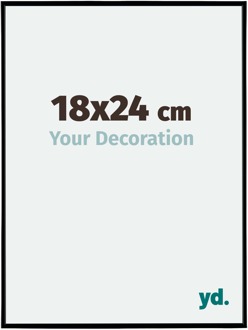 Fotolijst 18x24 cm - Zwart Mat - Kunststof - Evry