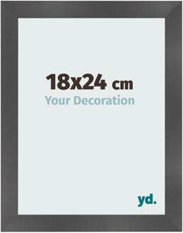 Fotolijst 18x24 cm - Zwart Mat - MDF - Pisa