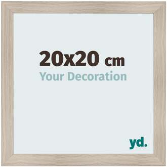 Fotolijst 20x20 cm - Eiken Licht - MDF - Pisa
