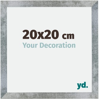 Fotolijst 20x20 cm - IJzer Geveegd - MDF - Mura