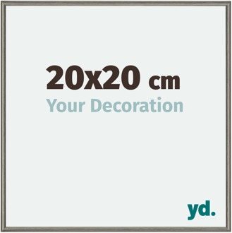 Fotolijst 20x20 cm - Mercury Structuur - Aluminium - New York