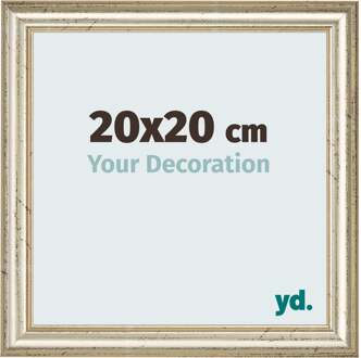 Fotolijst 20x20 cm - Metaalglans - MDF - Lazio