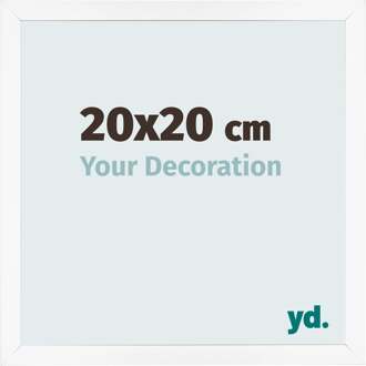 Fotolijst 20x20 cm - Wit Mat - MDF - Bologna