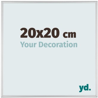 Fotolijst 20x20 cm - Zilver Mat - Aluminium - Austin