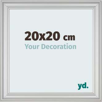 Fotolijst 20x20 cm - Zilver Mat - MDF - Lazio