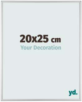 Fotolijst 20x25 cm - Zilver Mat - Aluminium - Austin