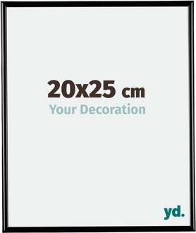 Fotolijst 20x25 cm - Zwart Hoogglans - Kunststof - Bordeaux