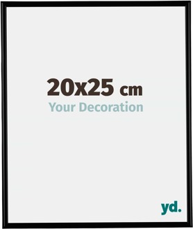 Fotolijst 20x25 cm - Zwart Mat - Kunststof - Bordeaux