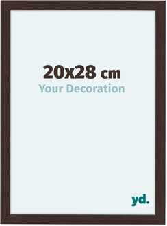 Fotolijst 20x28 cm - Eiken Donker - MDF - Como