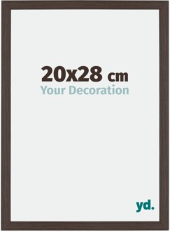 Fotolijst 20x28 cm - Eiken Donker - MDF - Mura