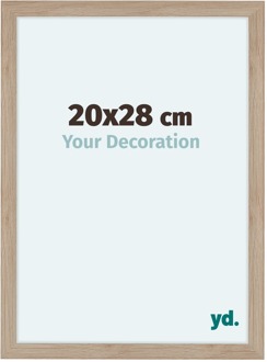 Fotolijst 20x28 cm - Eiken Licht - MDF - Como