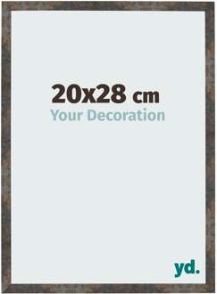 Fotolijst 20x28 cm - Geoxideerd Metaal - MDF - Bologna