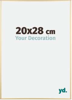 Fotolijst 20x28 cm - Goud Glans - Aluminium - Austin