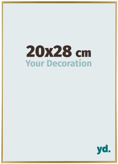 Fotolijst 20x28 cm - Goud - Kunststof - Evry