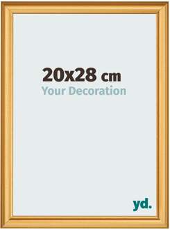 Fotolijst 20x28 cm - Goud Mat - MDF - Lazio
