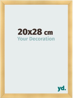 Fotolijst 20x28 cm - Goud Mat - MDF - Pisa