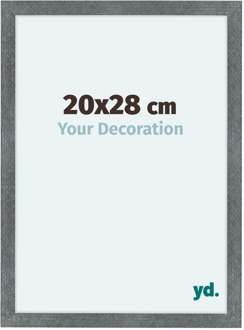 Fotolijst 20x28 cm - IJzer Geveegd - MDF - Como