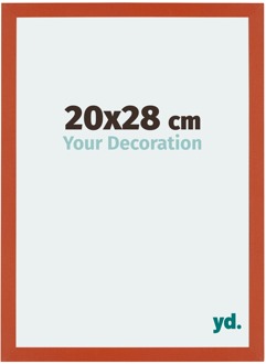 Fotolijst 20x28 cm - Oranje - MDF - Mura